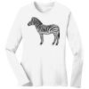 1-DAY RUSH NO MINIMUM Ladies Long Sleeve Crew Neck T-Shirt Thumbnail