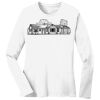 1-DAY RUSH NO MINIMUM Ladies Long Sleeve Crew Neck T-Shirt Thumbnail