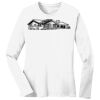 1-DAY RUSH NO MINIMUM Ladies Long Sleeve Crew Neck T-Shirt Thumbnail
