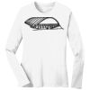 1-DAY RUSH NO MINIMUM Ladies Long Sleeve Crew Neck T-Shirt Thumbnail
