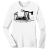 1-DAY RUSH NO MINIMUM Ladies Long Sleeve Crew Neck T-Shirt Thumbnail