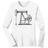 1-DAY RUSH NO MINIMUM Ladies Long Sleeve Crew Neck T-Shirt Thumbnail