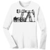1-DAY RUSH NO MINIMUM Ladies Long Sleeve Crew Neck T-Shirt Thumbnail