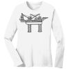 1-DAY RUSH NO MINIMUM Ladies Long Sleeve Crew Neck T-Shirt Thumbnail