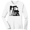 1-DAY RUSH NO MINIMUM Ladies Long Sleeve Crew Neck T-Shirt Thumbnail