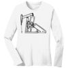 1-DAY RUSH NO MINIMUM Ladies Long Sleeve Crew Neck T-Shirt Thumbnail