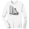 1-DAY RUSH NO MINIMUM Ladies Long Sleeve Crew Neck T-Shirt Thumbnail