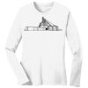 1-DAY RUSH NO MINIMUM Ladies Long Sleeve Crew Neck T-Shirt Thumbnail