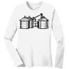 1-DAY RUSH NO MINIMUM Ladies Long Sleeve Crew Neck T-Shirt Thumbnail