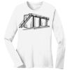 1-DAY RUSH NO MINIMUM Ladies Long Sleeve Crew Neck T-Shirt Thumbnail
