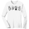 1-DAY RUSH NO MINIMUM Ladies Long Sleeve Crew Neck T-Shirt Thumbnail