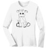1-DAY RUSH NO MINIMUM Ladies Long Sleeve Crew Neck T-Shirt Thumbnail
