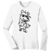 1-DAY RUSH NO MINIMUM Ladies Long Sleeve Crew Neck T-Shirt Thumbnail