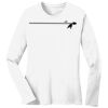 1-DAY RUSH NO MINIMUM Ladies Long Sleeve Crew Neck T-Shirt Thumbnail