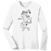 1-DAY RUSH NO MINIMUM Ladies Long Sleeve Crew Neck T-Shirt Thumbnail
