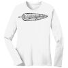 1-DAY RUSH NO MINIMUM Ladies Long Sleeve Crew Neck T-Shirt Thumbnail