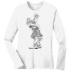 1-DAY RUSH NO MINIMUM Ladies Long Sleeve Crew Neck T-Shirt Thumbnail