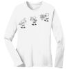 1-DAY RUSH NO MINIMUM Ladies Long Sleeve Crew Neck T-Shirt Thumbnail