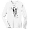 1-DAY RUSH NO MINIMUM Ladies Long Sleeve Crew Neck T-Shirt Thumbnail