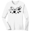 1-DAY RUSH NO MINIMUM Ladies Long Sleeve Crew Neck T-Shirt Thumbnail