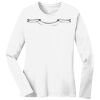 1-DAY RUSH NO MINIMUM Ladies Long Sleeve Crew Neck T-Shirt Thumbnail