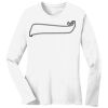 1-DAY RUSH NO MINIMUM Ladies Long Sleeve Crew Neck T-Shirt Thumbnail