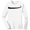 1-DAY RUSH NO MINIMUM Ladies Long Sleeve Crew Neck T-Shirt Thumbnail
