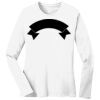 1-DAY RUSH NO MINIMUM Ladies Long Sleeve Crew Neck T-Shirt Thumbnail