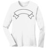 1-DAY RUSH NO MINIMUM Ladies Long Sleeve Crew Neck T-Shirt Thumbnail