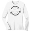 1-DAY RUSH NO MINIMUM Ladies Long Sleeve Crew Neck T-Shirt Thumbnail