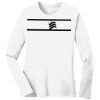 1-DAY RUSH NO MINIMUM Ladies Long Sleeve Crew Neck T-Shirt Thumbnail