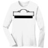 1-DAY RUSH NO MINIMUM Ladies Long Sleeve Crew Neck T-Shirt Thumbnail