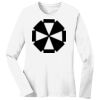 1-DAY RUSH NO MINIMUM Ladies Long Sleeve Crew Neck T-Shirt Thumbnail