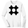 1-DAY RUSH NO MINIMUM Ladies Long Sleeve Crew Neck T-Shirt Thumbnail