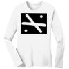 1-DAY RUSH NO MINIMUM Ladies Long Sleeve Crew Neck T-Shirt Thumbnail