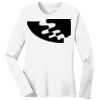 1-DAY RUSH NO MINIMUM Ladies Long Sleeve Crew Neck T-Shirt Thumbnail