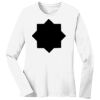 1-DAY RUSH NO MINIMUM Ladies Long Sleeve Crew Neck T-Shirt Thumbnail