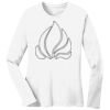1-DAY RUSH NO MINIMUM Ladies Long Sleeve Crew Neck T-Shirt Thumbnail