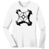 1-DAY RUSH NO MINIMUM Ladies Long Sleeve Crew Neck T-Shirt Thumbnail