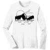 1-DAY RUSH NO MINIMUM Ladies Long Sleeve Crew Neck T-Shirt Thumbnail