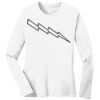 1-DAY RUSH NO MINIMUM Ladies Long Sleeve Crew Neck T-Shirt Thumbnail