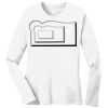 1-DAY RUSH NO MINIMUM Ladies Long Sleeve Crew Neck T-Shirt Thumbnail