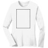 1-DAY RUSH NO MINIMUM Ladies Long Sleeve Crew Neck T-Shirt Thumbnail