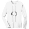 1-DAY RUSH NO MINIMUM Ladies Long Sleeve Crew Neck T-Shirt Thumbnail