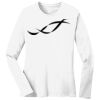 1-DAY RUSH NO MINIMUM Ladies Long Sleeve Crew Neck T-Shirt Thumbnail