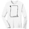 1-DAY RUSH NO MINIMUM Ladies Long Sleeve Crew Neck T-Shirt Thumbnail