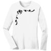 1-DAY RUSH NO MINIMUM Ladies Long Sleeve Crew Neck T-Shirt Thumbnail