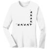 1-DAY RUSH NO MINIMUM Ladies Long Sleeve Crew Neck T-Shirt Thumbnail