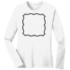 1-DAY RUSH NO MINIMUM Ladies Long Sleeve Crew Neck T-Shirt Thumbnail