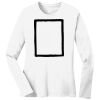 1-DAY RUSH NO MINIMUM Ladies Long Sleeve Crew Neck T-Shirt Thumbnail